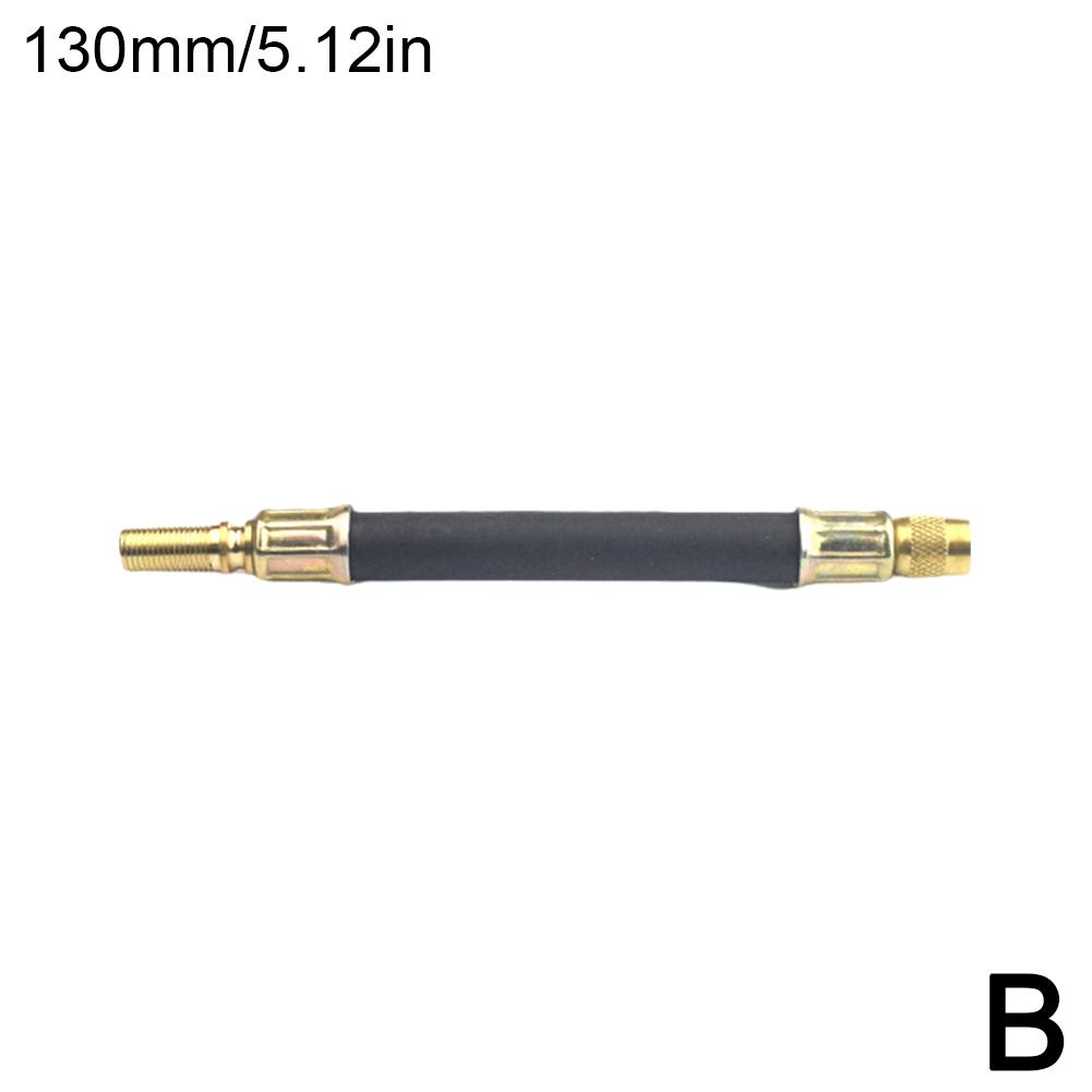 Велосипедный клапан Гибкий шланг Клапан для покрышек Надувной резиновый адаптер Шоссейный MTB Автомобильный велосипед Камера Стержни Шины Колеса Удлинители шланга V T1G0