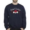 Disney Mens Minnie Mouse Christmas Holly Sweatshirt