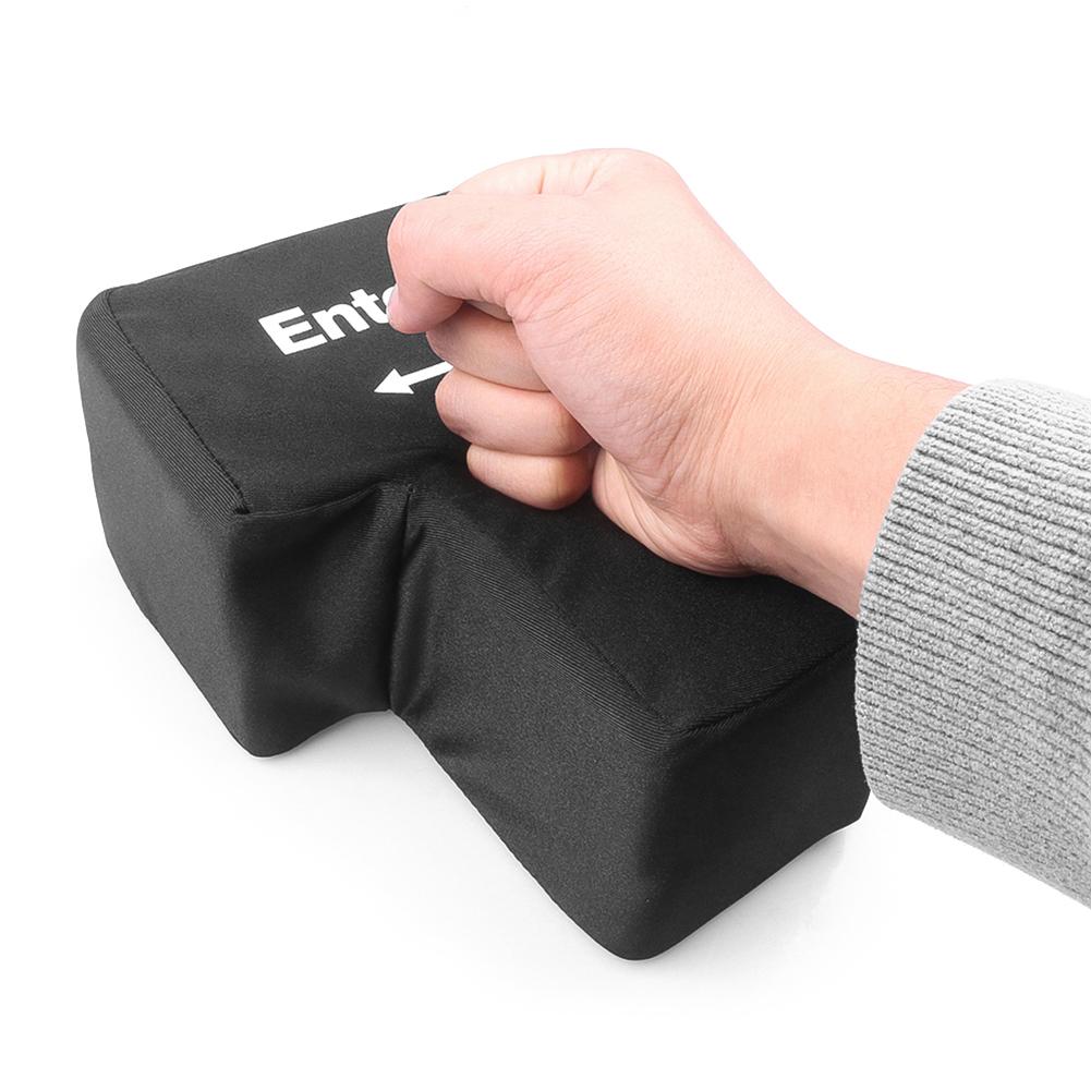 Анти-компьютерная Огромная Клавиша Enter Большая Гигантская USB-клавиатура Вентиляционная Кнопка Подушка Офисный Настольный Ноутбук Сниматель Стресса Подарок
