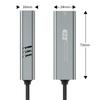 2-в-1 USB/Type C на Ethernet-адаптер 5000 Мбит/с RJ45 в Type C Ethernet-конвертер USB-C LAN-адаптер для Windows 10/11 и Mac OS