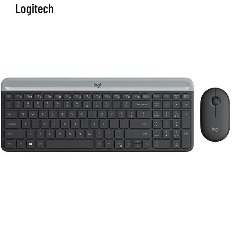 Logitech MK470 Slim Silent Wireless Keyboard and Mouse Combo