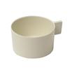 Ideaco Cereal Soup Salad Cup Diameter 10 X Height 6 X Width Capacity 350ml Usumono Mug Bowl Sand White 12.6cm