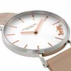 Coach PERRY Women's 36mm Silver Dial Stainless Steel Quartz Watch (14503119) In Beige