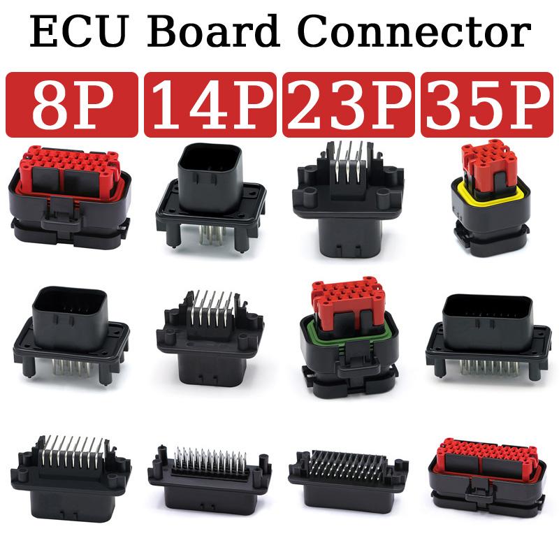 1/5/20 шт. 8/14/23/35 штыревой автомобильный разъем PCB для прямого соединения ECU с платой 776228-1, 770680-1,776266
