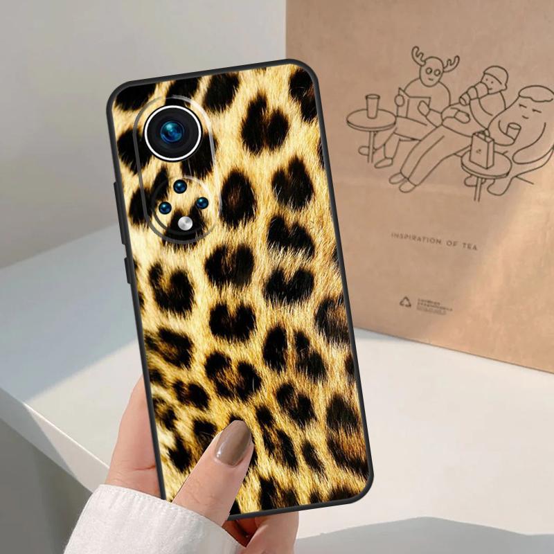 Леопардовый Узор Животное Красочный Для Honor Magic 8 5 6 7 Pro Чехол Для Honor 400 200 Lite 50 70 90 X8c X8b X9a X9b X9c X9d Win