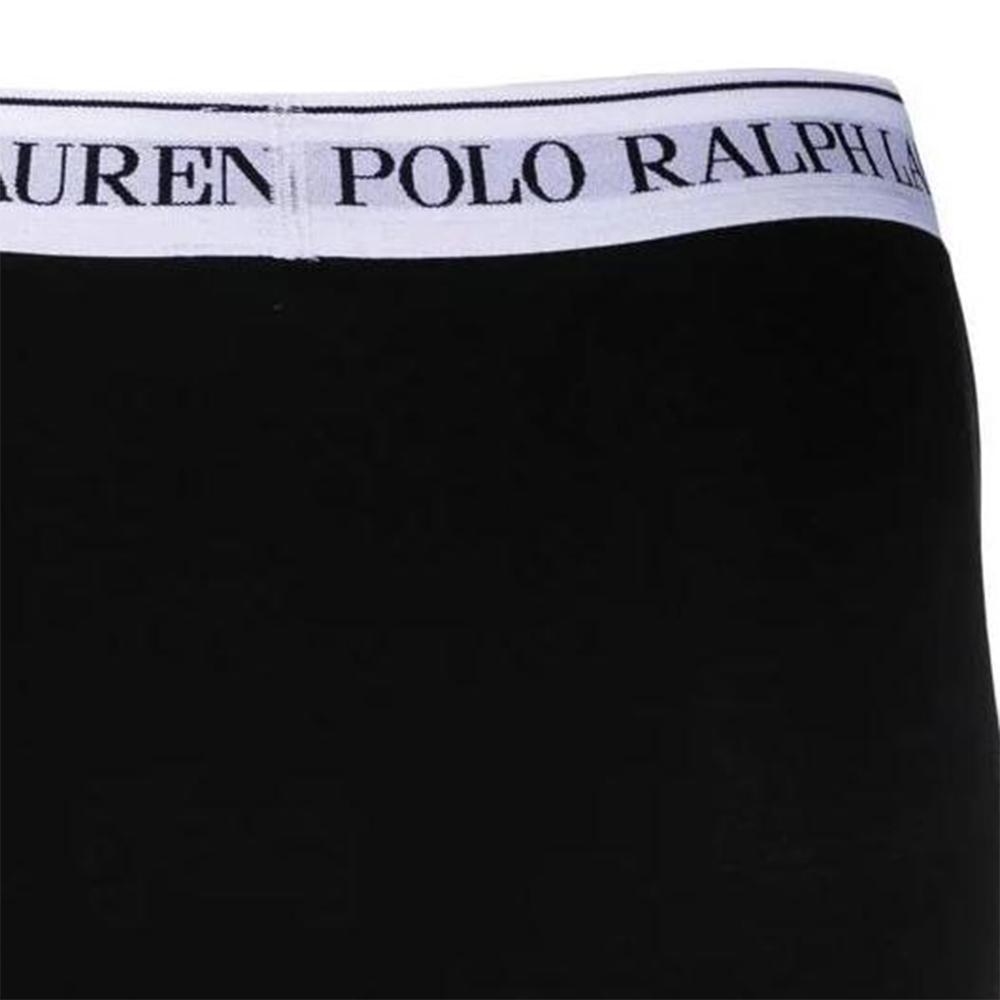 Мужские боксеры-шорты жаккардовой вязки с логотипом Polo Ralph Lauren, набор из 3 штук, низ, черный 714830299-008