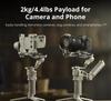 DJI RS 4 Mini gall cardan stabilizer for camera, 2 kg/4,4 lb, smart tracking, native vertical view socket, novelty