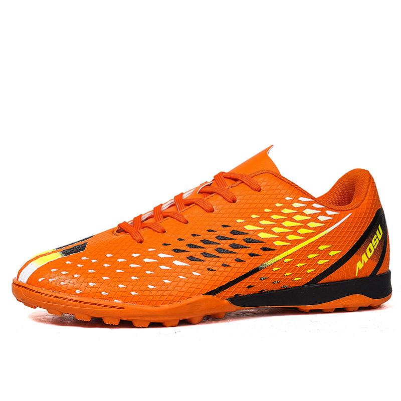 Мужские футбольные бутсы с длинными шипами и высокой лодыжкой, футбольные бутсы TF, уличные бутсы для травы, футбольные бутсы, тренировочные спортивные футбольные бутсы