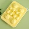 Форма для кубиков льда в форме медведя, силиконовая, с легким извлечением, для морозильной камеры, милый животный льдогенератор для коктейлей, кофе, летний кухонный инструмент