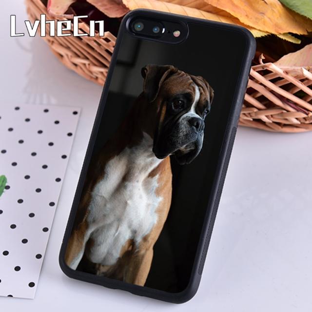 Cute Boxer Dog Puppy Phone Case For iPhone 17 Air 13 12 14 15 16 Cover 14 15 16 Pro Max 6S Plus