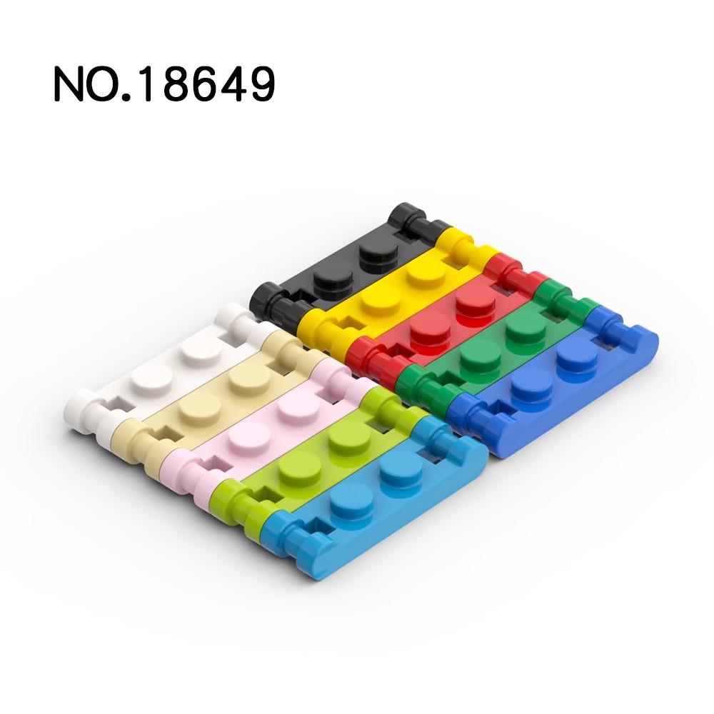 Нетоксичный 20 шт. Moc Parti 18649 Специальная пластина 1x2 с ручками по краям Совместимые кубики для поделок Блок частиц Bambi