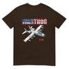 A-10 Warthog Военный Самолет Пилот с Американским Флагом Подарок Футболка