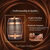 Copper Water Dispenser 5 Litre | Handcrafted Antique Engraved Copper Barrel