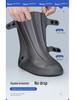 Children's and Men's Waterproof Non-slip Rain Boot Covers - Reusable, Wear-resistant Silicone for Cycling and Outdoor Use.