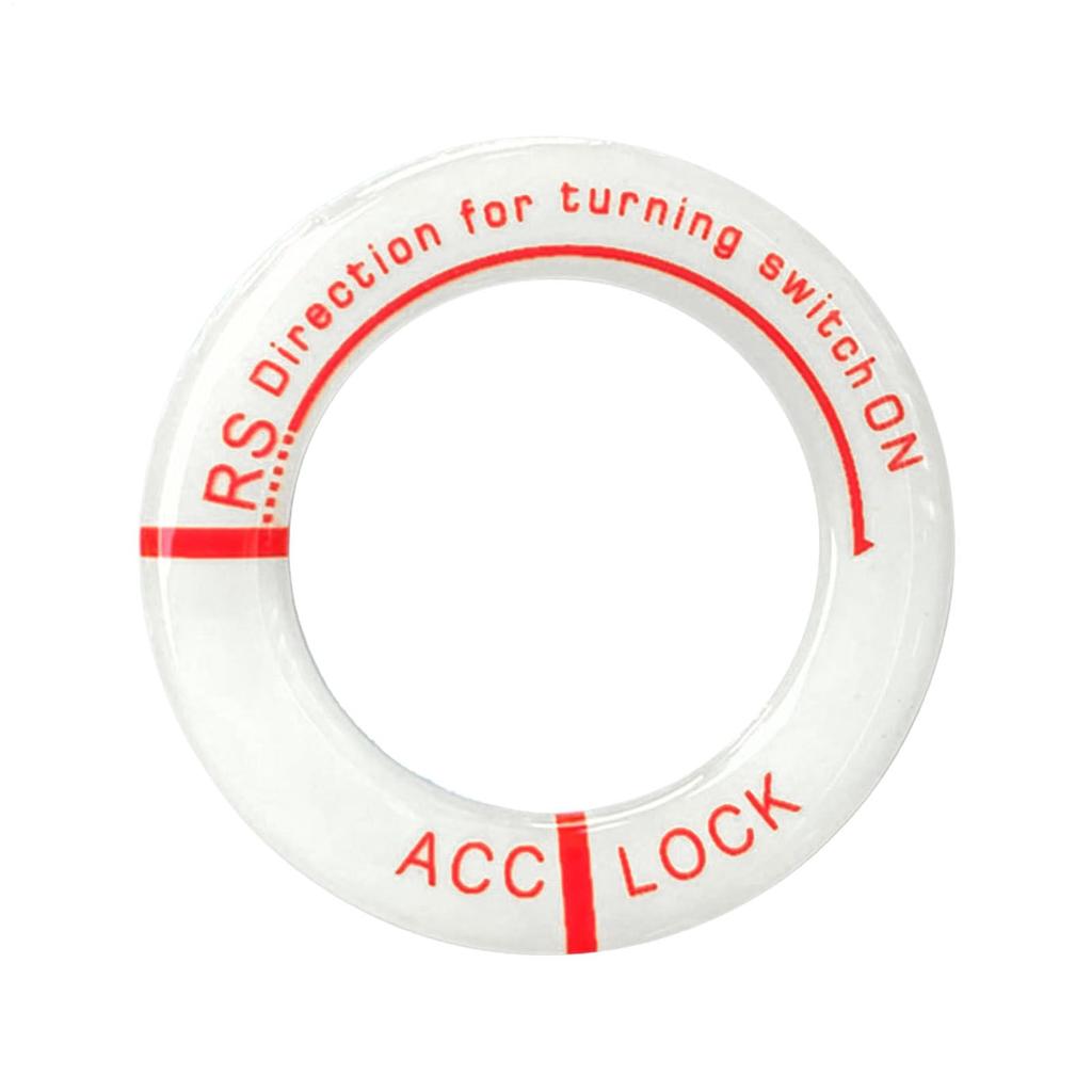 Car Keyhole Sticker,Key Holder Luminous Sticker 3D Luminous Ignition Cover Car Decal Personalization Decoration