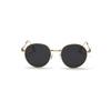 Positive Round Glasses New Metal Retro Color Sunglasses Women'S Ins Green Small Frame Men'S Sunglasses Mixed Batch