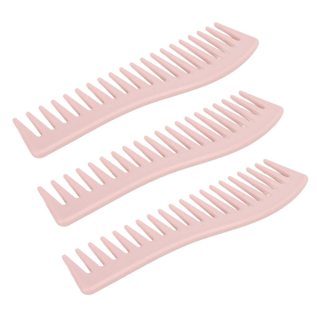 10 шт. расческа для распутывания волос пластиковая с широкими зубьями компактная профессиональная расческа для стилиста для дома