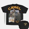 Ретро Автомобиль Сигареты Camel Футболка Винтажные Хлопковые Топы Футболки Короткий Рукав Повседневная Уличная Одежда Оверсайз Женская Одежда Харадзюку