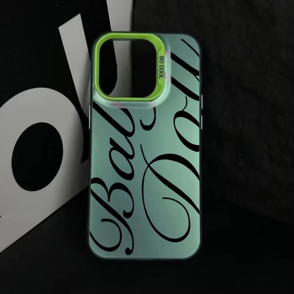Стильный чехол для телефона Baby Doll для iPhone 17 Air 16 e 15 14 13 12 11 Pro Max Plus Mini SE 2020 2022