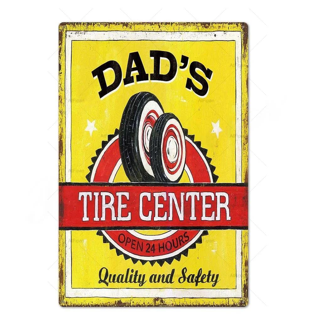 Винтажная металлическая жестяная табличка Ретро настенный декор Постер для гаража, автозаправки, автомастерской Идеальный акцент для домашнего декора