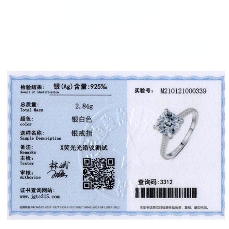 Tancise Classic стерлингового серебра 925 пробы кольцо с цирконом женские ювелирные изделия свадебное обещание вечерние подарок