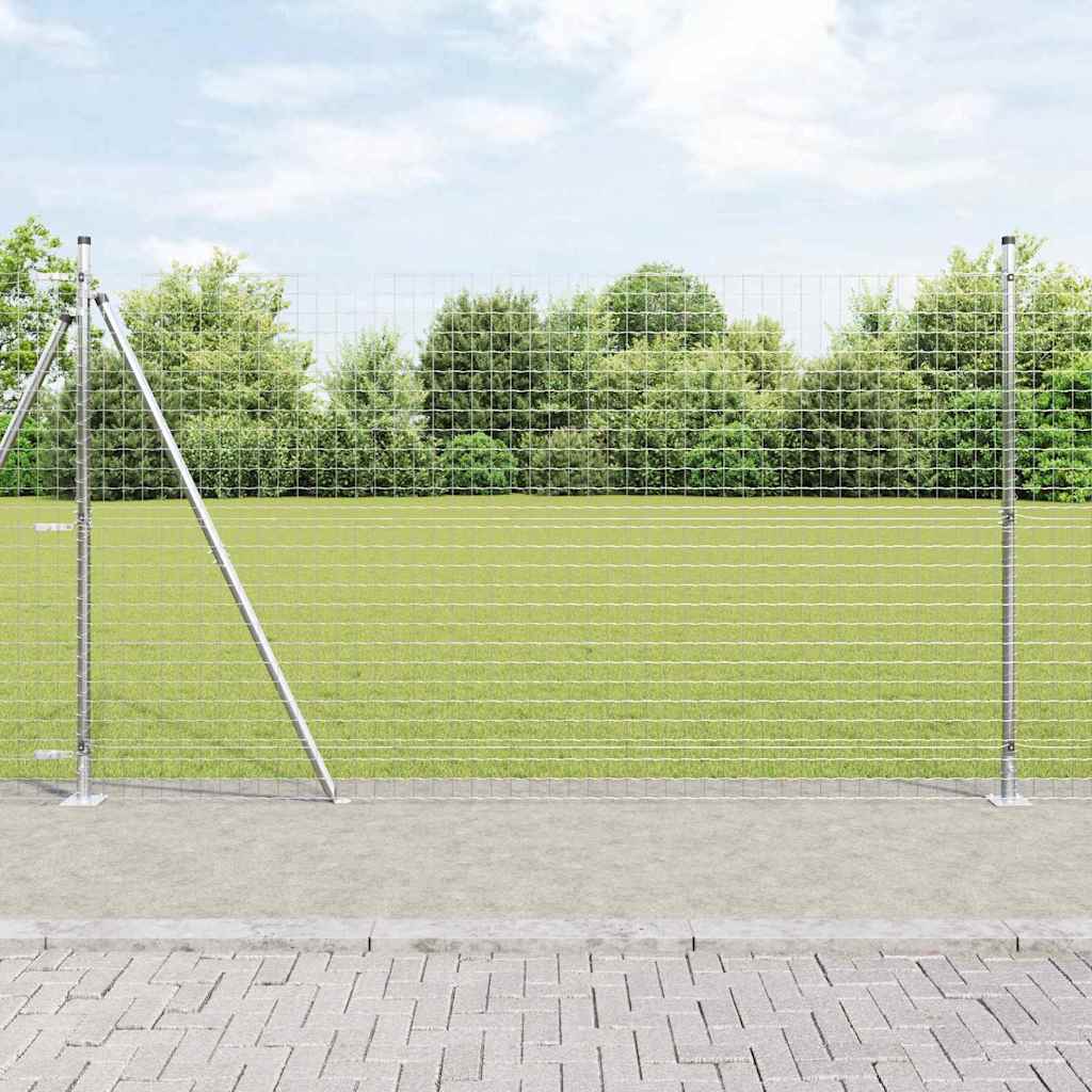 Welded Wire Fence with Concrete Foundation 10 x 1.4 m (W x H)