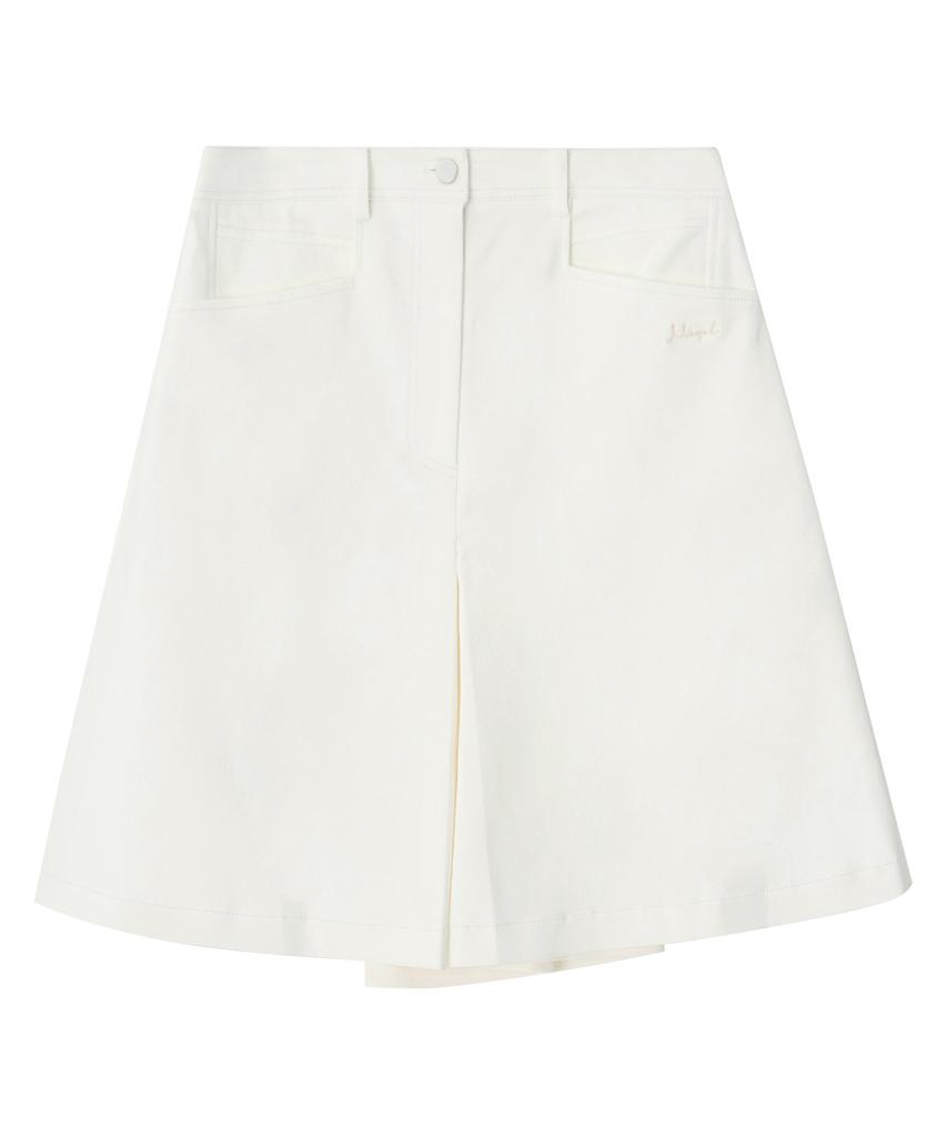 MAYOL Cotton Blend Bermuda Shorts_White