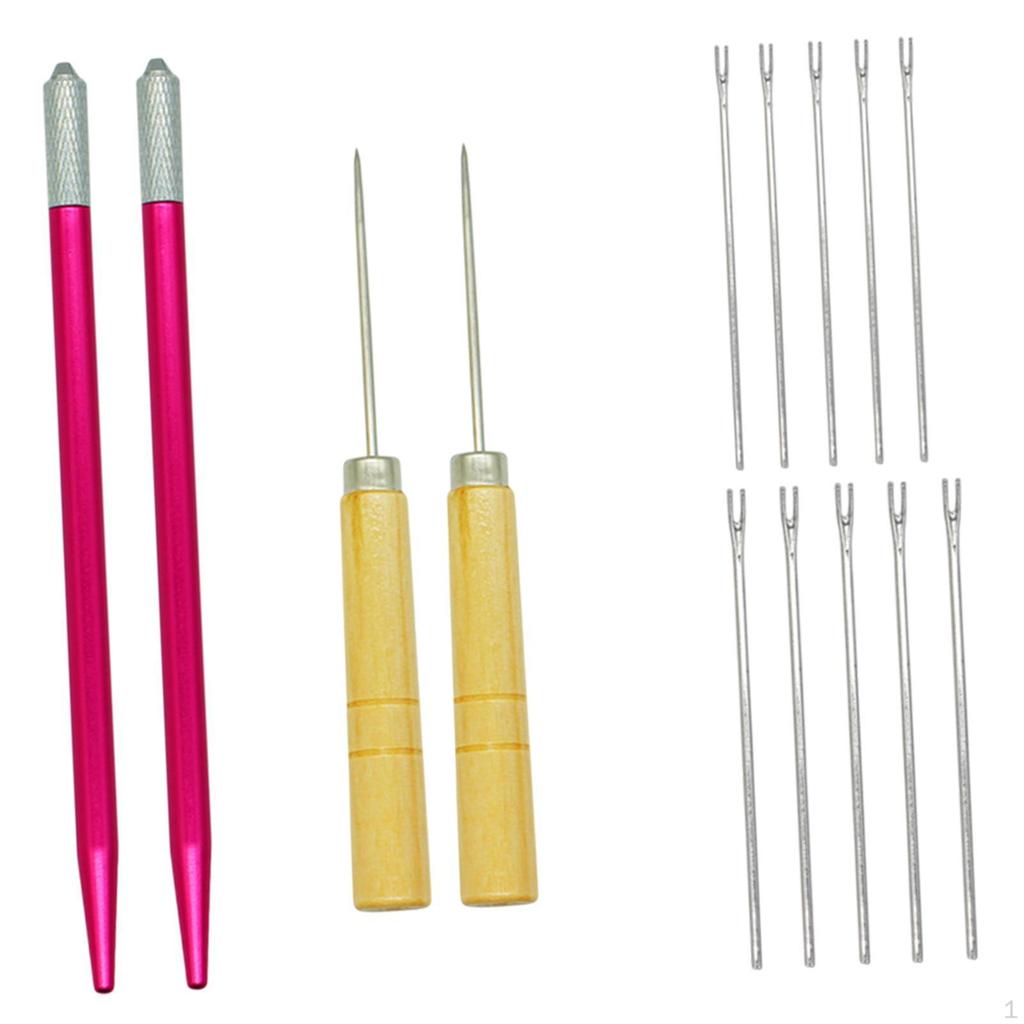 Doll Hair Insertion Tool Repair Portable Wig Accessories with Awl for Shop