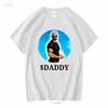 СМЕШНАЯ МУЖСКАЯ УНИСЕКС ФУТБОЛКА ANDREW TATE DADDY TOP G ПОДАРОК НА ДЕНЬ РОЖДЕНИЯ РОЖДЕСТВО винтажная Стиранная Растягивающаяся Удобная с графикой Немного