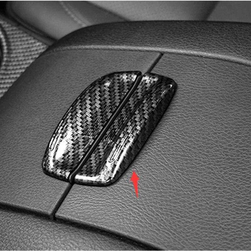 Для Toyota Highlander Kluger 2014 2015 2016 2017 2018 ABS углеродное волокно стиль подлокотник коробка переключатель крышка отделка