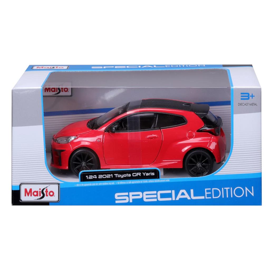 Maisto Масштаб 1/24 Toyota Yaris GR 2021 Красный / Литая модель автомобиля, Готовое изделие, 32909 RD