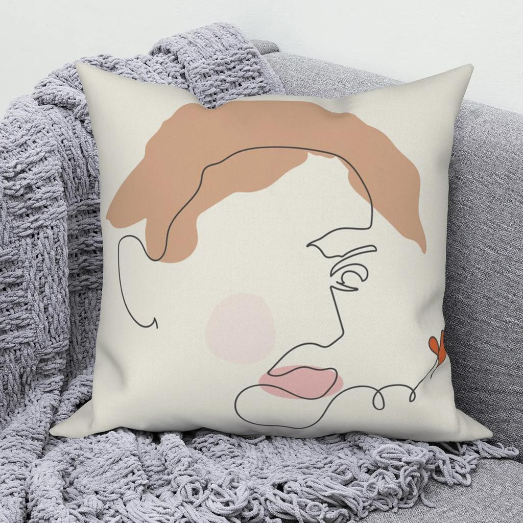 Линия Абстрактная Наволочка Чехол для Подушки Дивана Современный Простой Скандинавский Декоративный Домашний Накидной