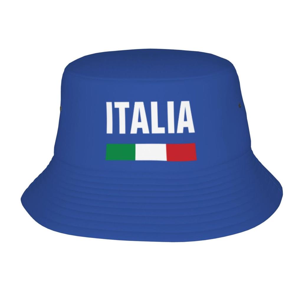 Летние головные уборы для путешествий Italia Италия Итальянский флаг Аксессуары Панама Подростковая горячая шляпа от солнца Шляпа-бобляк Рыбалка Рыбак Унисекс Кепка Туризм