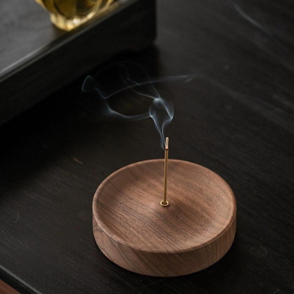 Classical Elegance Incense Censer Base Ancient Style Aroma Base Tray  Home Interior Decoration