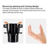 Universal Car Cup 360-Degree Holder Expander Adjustable Adapter Automotive Organizer Auto Accessories Black   Gold