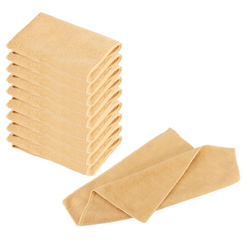 10 шт 30 x 30 см Полотенце из микрофибры Сильно впитывающее воду Быстросохнущее Мягкое полотенце (хаки)