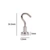 4pcs Powerful Strong Magnetic Hooks Heavy Duty Neodymium Refrigerator Surfaces Not Scratch Magnet