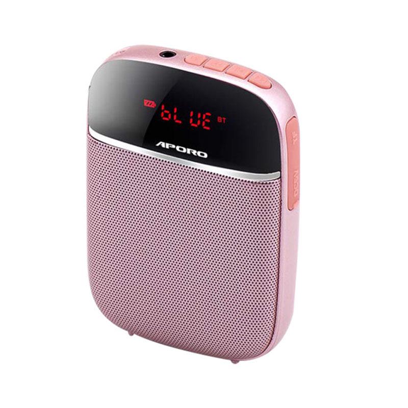 APORO T2UHF Bluetooth Мини-динамик на поясе и гарнитура для учителя