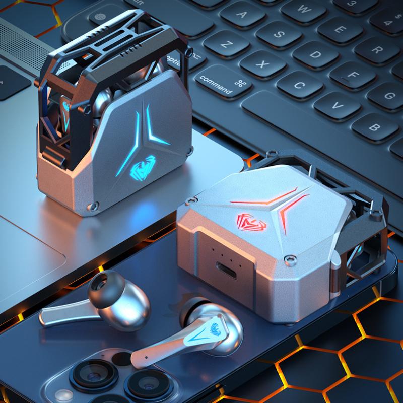 Новая игровая Bluetooth-гарнитура в стиле Mecha Wireless 5.3 Gaming с низкой задержкой и сверхдлительным сроком службы батареи