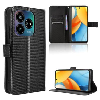 Кожаный флип-чехол для ZTE Blade V60 Design PU чехол для телефона ударопрочный прочный ретро-чехол с ремешком