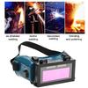 Solar Energy Welding Mask Auto Darkening Welding Protective Goggles  Work Protective Equipment