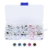 Doll Eyeballs Half Round Plastic Eyes Colorful DIY Bear Crafts Materials Halloween Accessories12MM