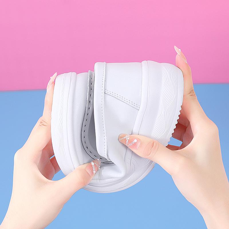 Женские лоферы на платформе, повседневные элегантные черные женские туфли из коровьей кожи, увеличивающие рост, на толстой подошве