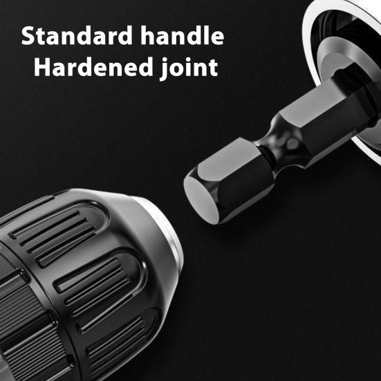 Угловой адаптер для электрической дрели, насадка для сверлильного станка с резьбой 105 градусов, 1/4, 3/8, 1/2 дюйма, с поворотным на 360 градусов комплектом торцевых ключей.