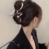 New Exquisite Simple Metal Bow Hair Claws Trendy Pearl Hair Clasp Clip Hairgrip Barrettes Female Hair Accessories Headdress Gift