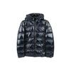 Solid Color Hooded Puffer Jacket Men Jackets Navy-Blue CM052418-TRUE-NAVY