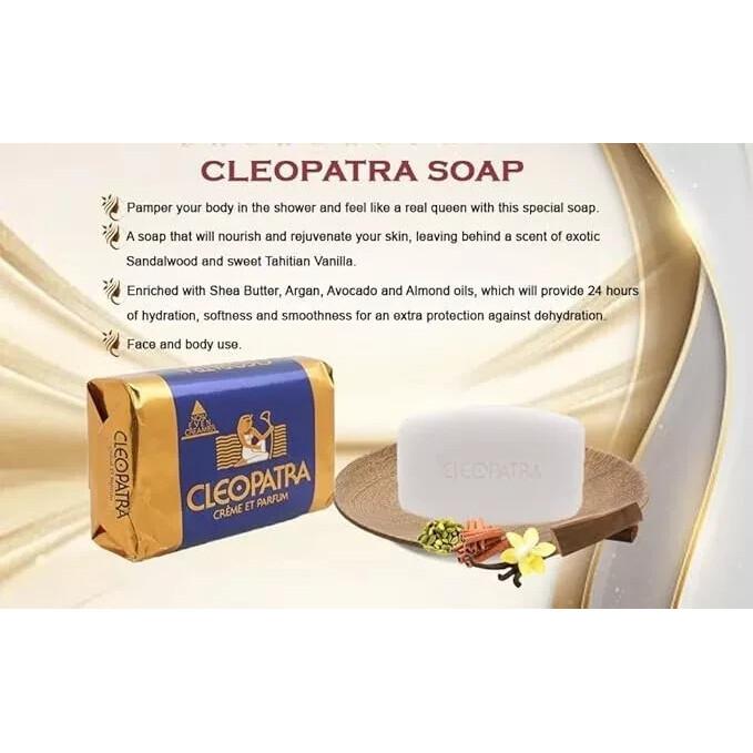 CLEOPATRA Creme ET Parfum Soap X 24 skin soft, smooth and supple 120g JL167135617486