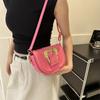 Chic Street Style Saddle Bag Women Bags 2023 Minimalist Shoulder Crossbody