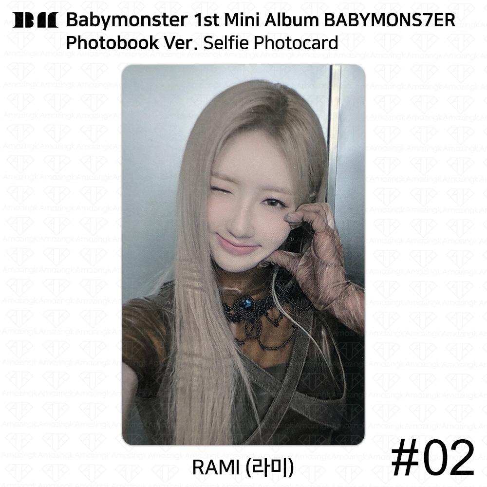 BABYMONSTER Официальная фотокарточка первого мини-альбома BABYMONS7ER Ахён Рами Рора Аса