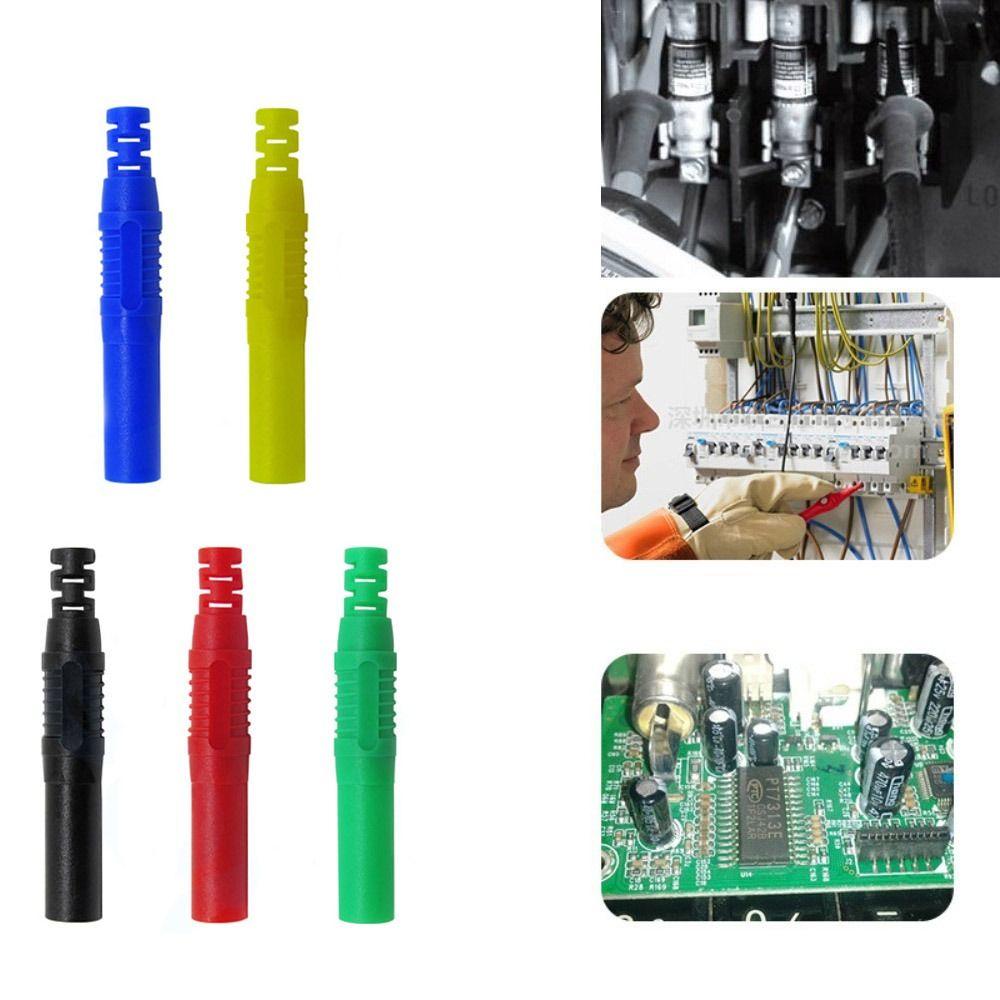 Safe DIY Electrical Connector 4mm Banana Plug Copper Banana Plug Female Socket Extension